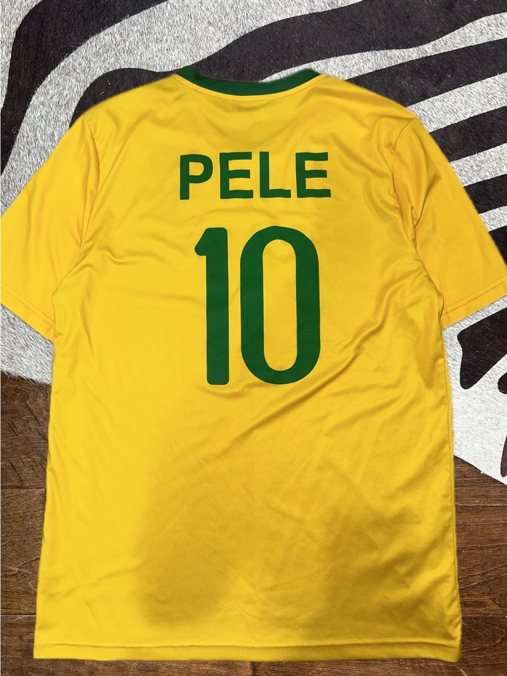 Retro Brazil Pele OTF Football Jersey - Picture 3 of 7